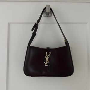 Yves Saint Laurent Rich Brown Leather Shoulder Bag
